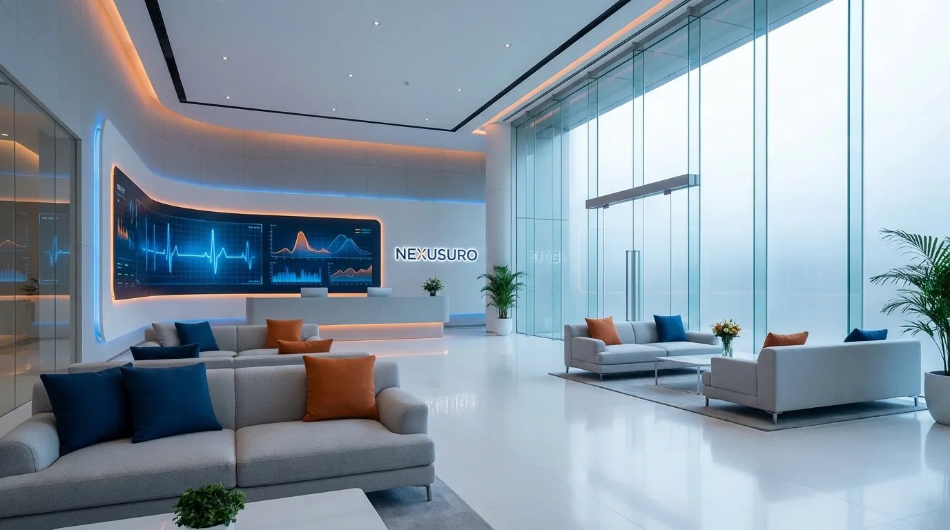 Modern medical technology showroom