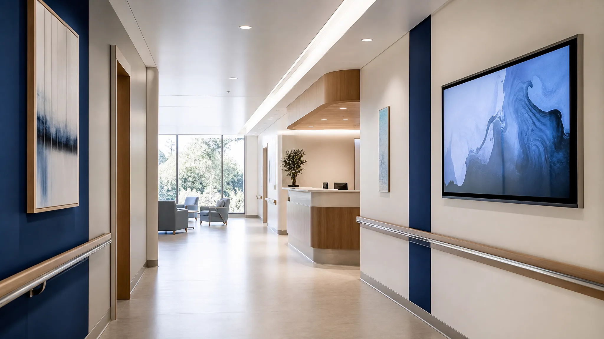 Modern hospital urology department — partnership application