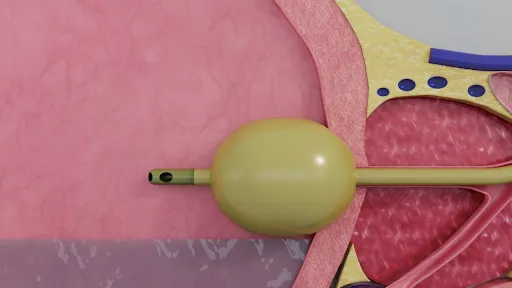 TUCBDP Step 1 — Cystoscopic confirmation and catheter positioning